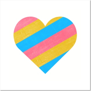 Pansexual Pride Heart Posters and Art